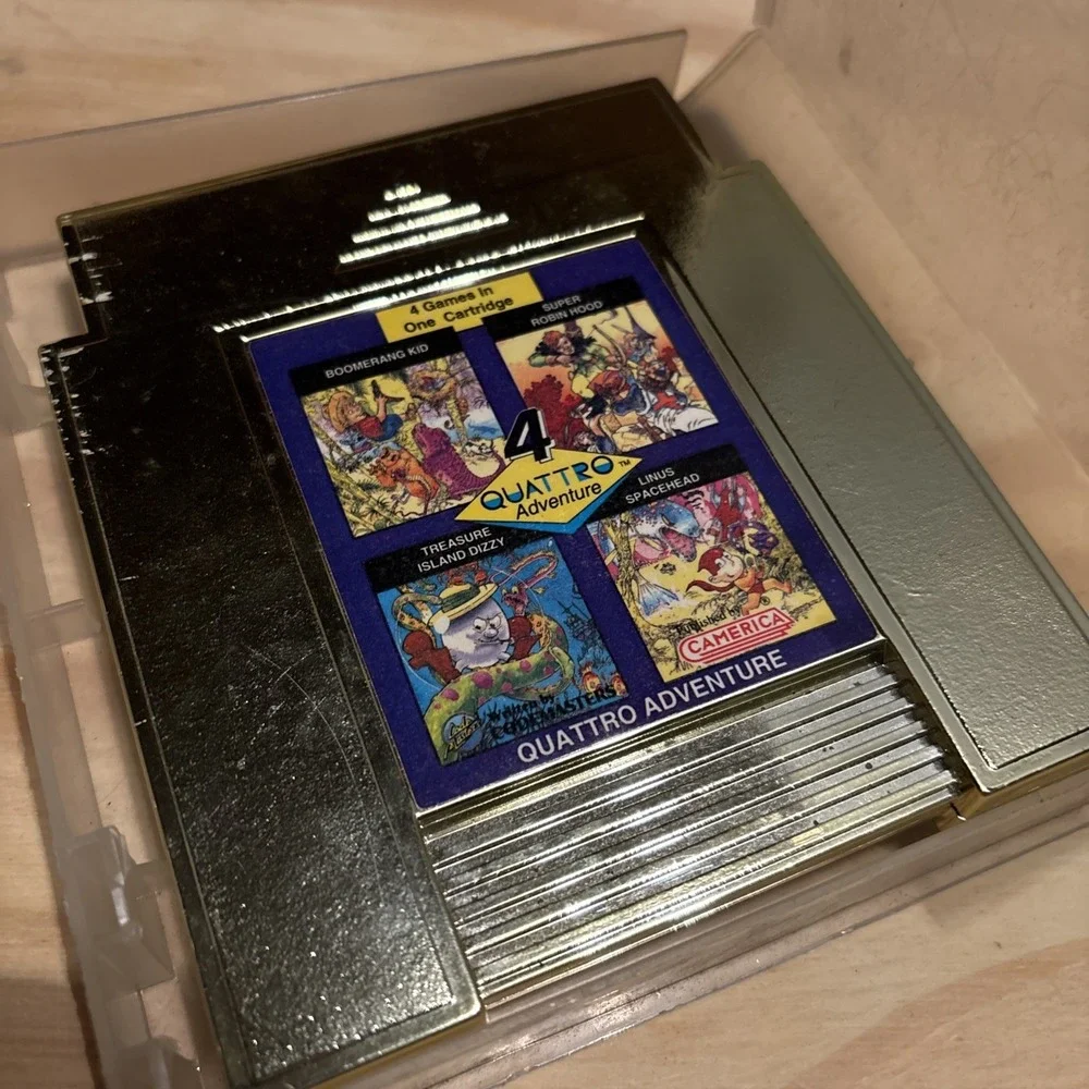 Quattro Adventure (Nintendo Entertainment System, 1991) Tested! + CASE